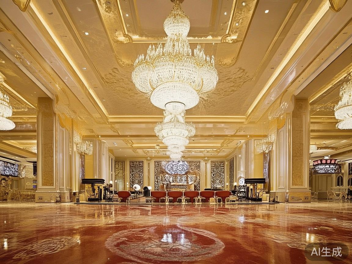 皇家澳门赌场广告词:带你领略极致奢华尊贵的至尊博彩盛宴 一踏入皇家澳门赌场,首先映入眼帘的是典雅奢华的设计